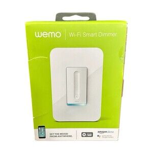 Wemo F7C059 Wi-Fi Smart Dimmer Switch Nest Alexa Google Nest